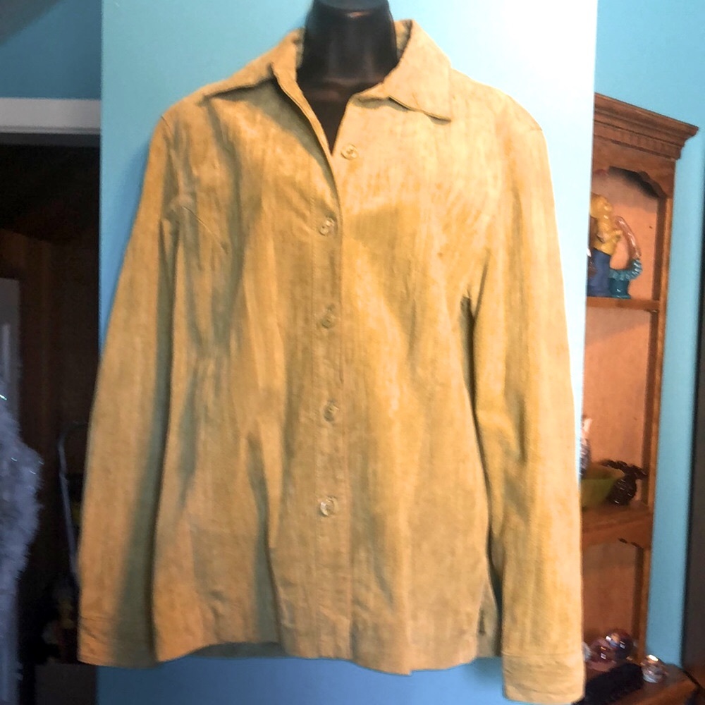 Cold creek suede jacket size M Ladies